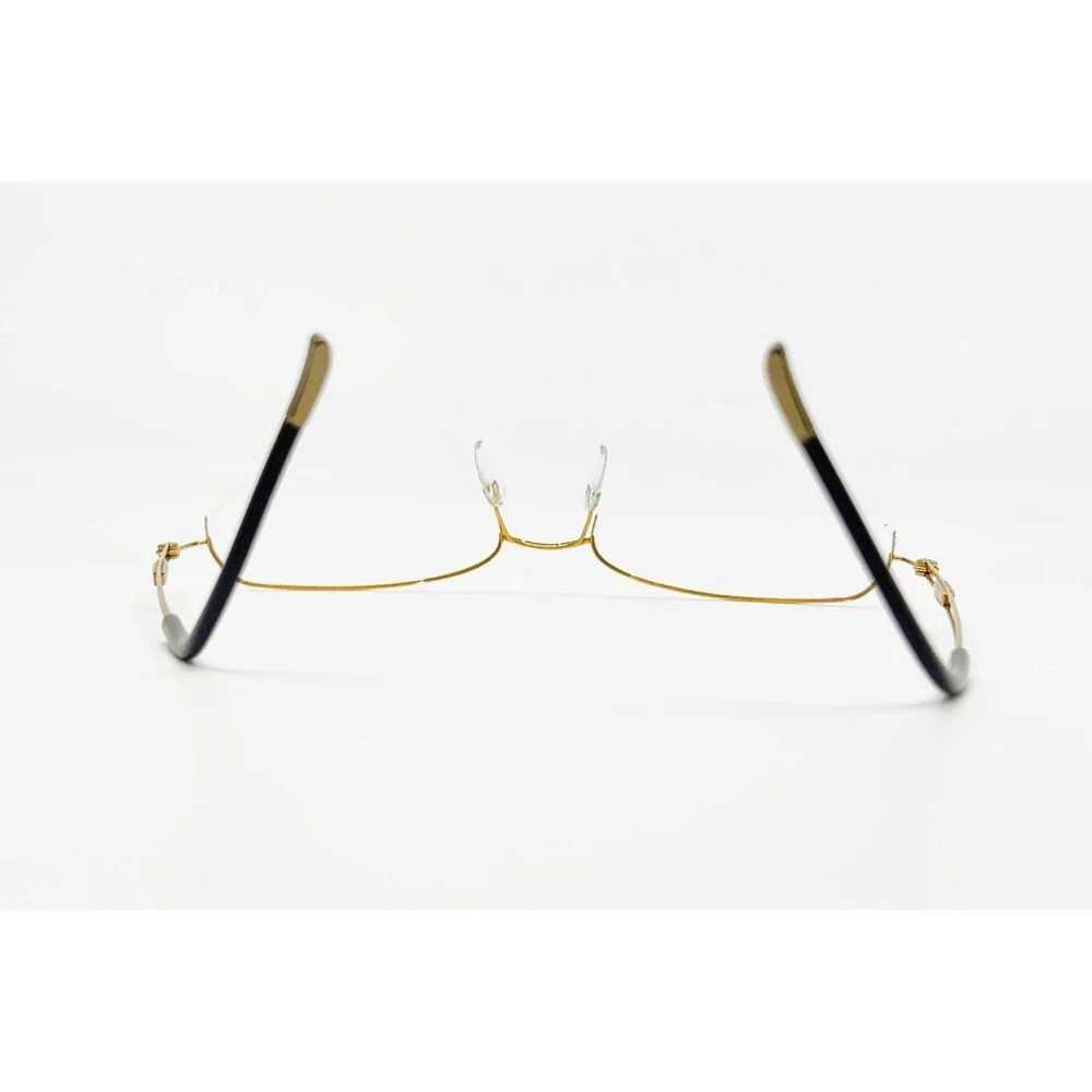 Silhouette Eyeglasses Unisex Gold Semi Rimless Titanium 4337 40 6052 54-17-140